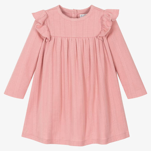 Ralph Lauren-Rosa Baumwolljersey-Kleid für Babys | Childrensalon Outlet