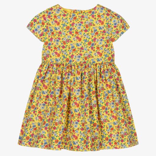 Ralph Lauren-Baby Girls Yellow Dress Set | Childrensalon Outlet