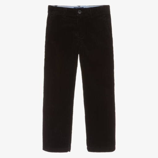 Ralph Lauren-Boys Black Corduroy Trousers | Childrensalon Outlet