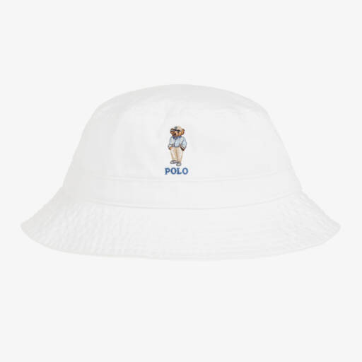 Ralph Lauren-Boys Cotton Polo Bear Hat | Childrensalon Outlet