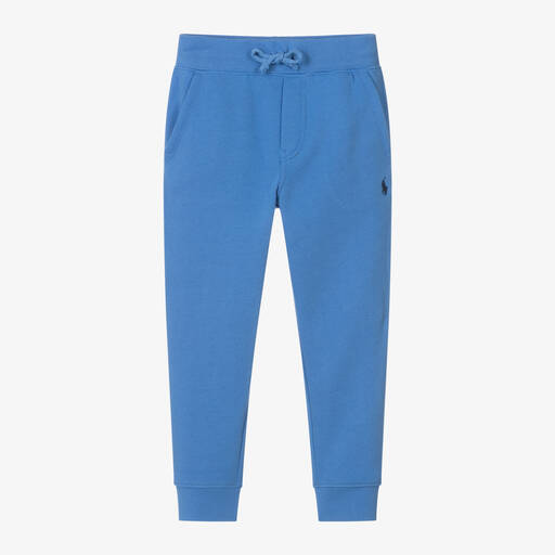 Ralph Lauren-جوغرز قطن جيرسي لون أزرق فاتح للأولاد | Childrensalon Outlet