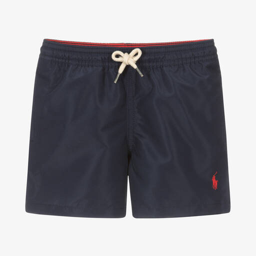 Ralph Lauren-Short de bain bleu marine garçon | Childrensalon Outlet