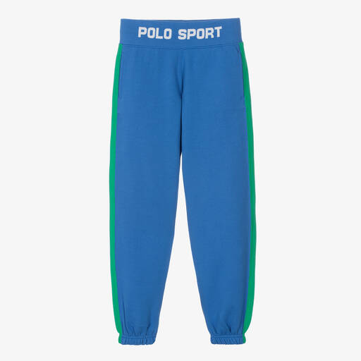 Polo Ralph Lauren-جوغرز قطن جيرسي لون أزرق للبنات | Childrensalon Outlet