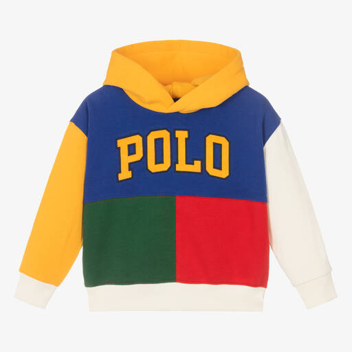 Поло Ralph Lauren-Худи с цветовыми блоками для девочек | Childrensalon Outlet