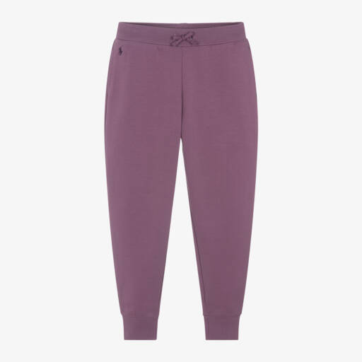 Ralph Lauren-بنطلون رياضي قطن لون بنفسجي للبنات | Childrensalon Outlet