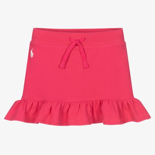 Polo Ralph Lauren-شورت سكورت قطن بيكيه لون زهري | Childrensalon Outlet