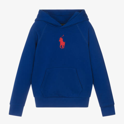 Ralph Lauren-Girls Royal Blue Hoodie | Childrensalon Outlet
