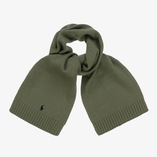 Ralph Lauren-Зеленый шерстяной шарф | Childrensalon Outlet