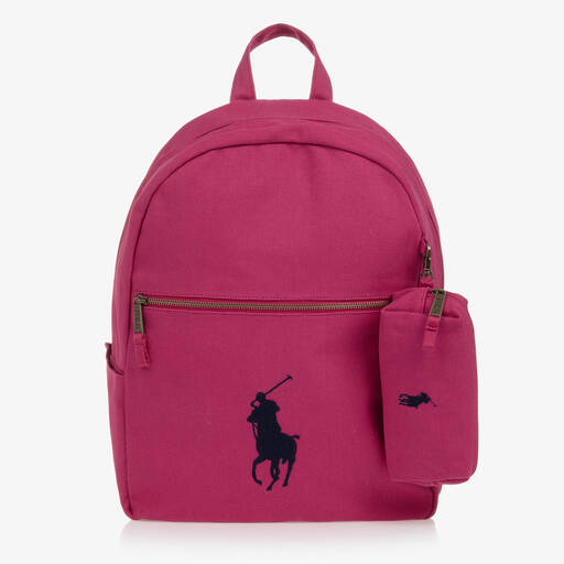 Ralph Lauren-Pink Pony Backpack Set (42cm) | Childrensalon Outlet