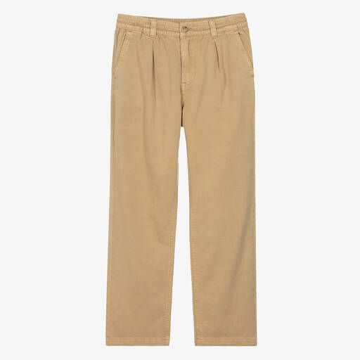 Ralph Lauren-Teen Boys Beige Cotton Trousers | Childrensalon Outlet