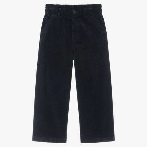 Ralph Lauren-بنطلون تينز بناتي قطن كوردروي لون كحلي | Childrensalon Outlet