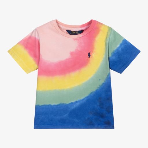 Polo Ralph Lauren-Teen Tie-Dye Logo T-Shirt | Childrensalon Outlet