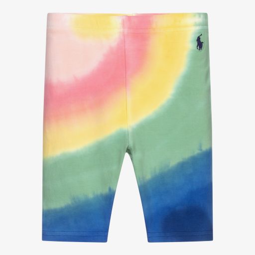 Polo Ralph Lauren-Tie Dye Cotton Cycling Shorts | Childrensalon Outlet