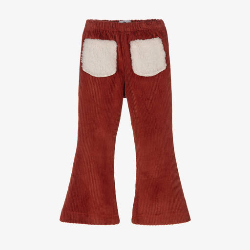 RaspberryPlum-Girls Brown Flared Trousers | Childrensalon Outlet