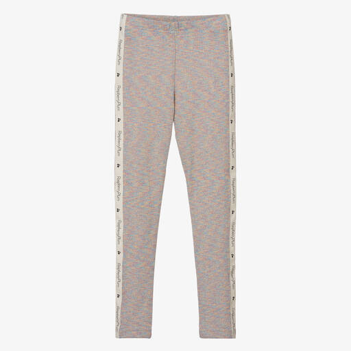 RaspberryPlum-Grau melierte Lurex-Leggings | Childrensalon Outlet