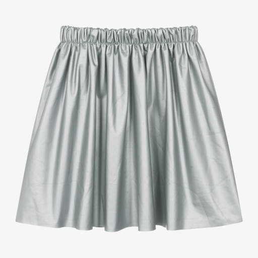 RaspberryPlum-Girls Metallic Silver Long Skirt | Childrensalon Outlet