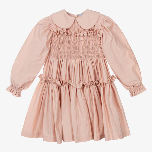 RaspberryPlum-Girls Pink Ruffle Dress | Childrensalon Outlet