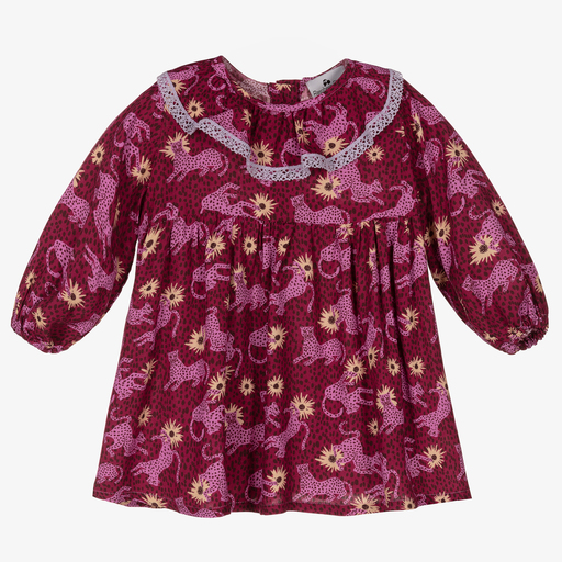 RaspberryPlum-Girls Purple Cheetah Dress | Childrensalon Outlet