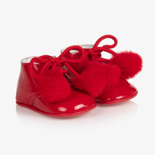 Beau KiD-Red Pre-Walker Baby Shoes | Childrensalon Outlet