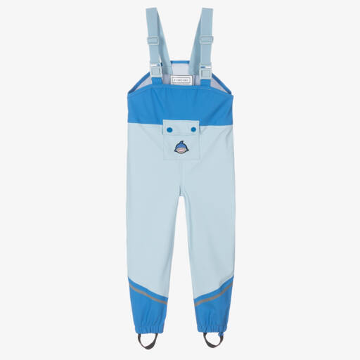 Roarsome-Boys Blue Shark Rain Trousers | Childrensalon Outlet
