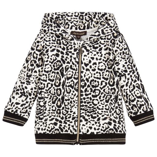 Roberto Cavalli-Baby Girls Leopard Hooded Top | Childrensalon Outlet