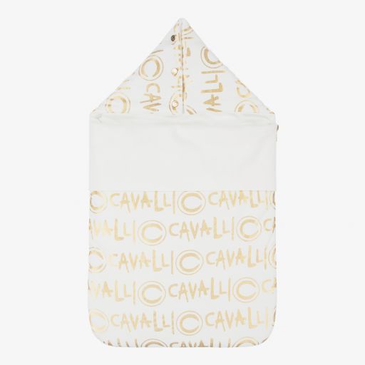 Roberto Cavalli-Nid d'ange ivoire et doré (72 cm) | Childrensalon Outlet