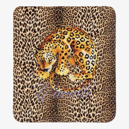 Roberto Cavalli-Gefütterte Leoparden-Decke (74 cm) | Childrensalon Outlet