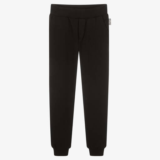 Roberto Cavalli-Teen Black Flames Joggers | Childrensalon Outlet