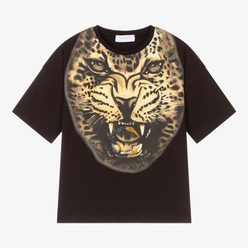 Roberto Cavalli-Teen Cotton Leopard T-Shirt | Childrensalon Outlet