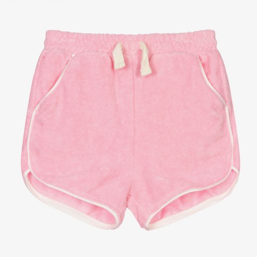 Rock Your Baby-Baby Girls Pink Cotton Shorts | Childrensalon Outlet