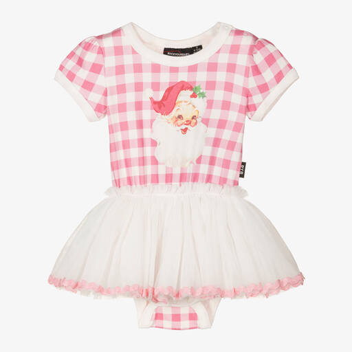 Rock Your Baby-Baby Girls Pink Gingham Tutu Dress | Childrensalon Outlet