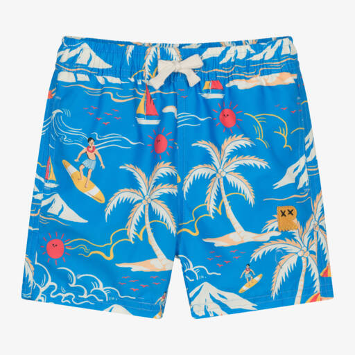 Rock Your Baby-Boys Aquatic Surf Print Shorts | Childrensalon Outlet