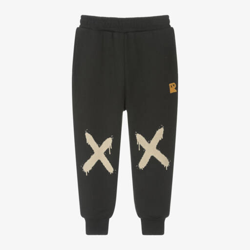 Rock Your Baby-Boys Charcoal Cotton Art Joggers | Childrensalon Outlet