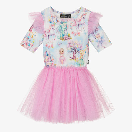Rock Your Baby-Girls Fairyland Pink Tulle Dress | Childrensalon Outlet