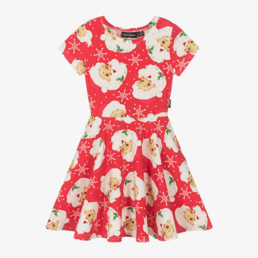 Rock Your Baby-Girls Festive Red Santa Dress | Childrensalon Outlet