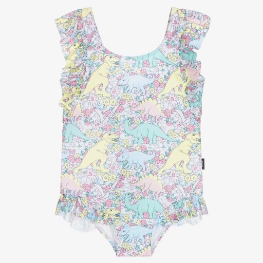 Rock Your Baby-Girls Floral Dino Swimsuit | Childrensalon Outlet