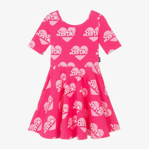 Rock Your Baby-Girls Fuchsia Barbie Heart Dress | Childrensalon Outlet