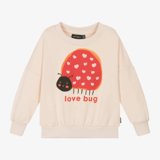 Rock Your Baby-Girls Ivory Cotton Bug Jumper | Childrensalon Outlet