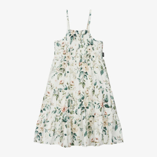 Rock Your Baby-Girls Ivory Floral Cotton Dress | Childrensalon Outlet