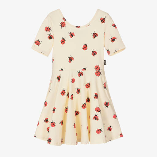 Rock Your Baby-Girls Ivory & Red Cotton Ladybug Dress | Childrensalon Outlet