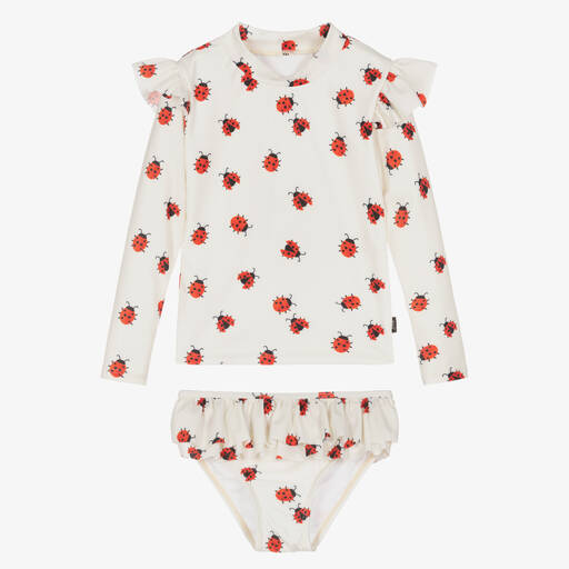 Rock Your Baby-Girls Ivory & Red Ladybug Tankini | Childrensalon Outlet
