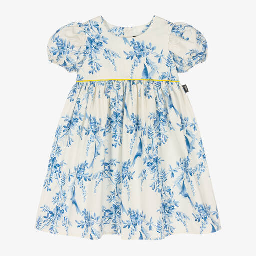 Rock Your Baby-Girls Ivory Toile de Jouy Cotton Dress | Childrensalon Outlet