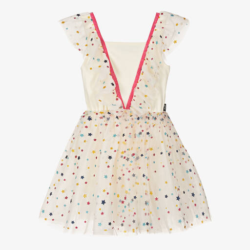 Rock Your Baby-Girls Ivory Tulle Star Dress | Childrensalon Outlet