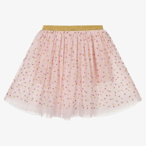 Rock Your Baby-Girls Pink Dot Tulle Skirt | Childrensalon Outlet