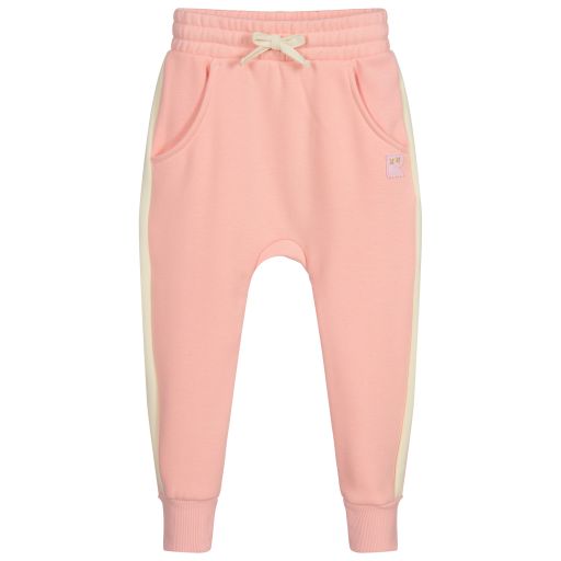 Rock Your Baby-Girls Pink & Ivory Joggers | Childrensalon Outlet