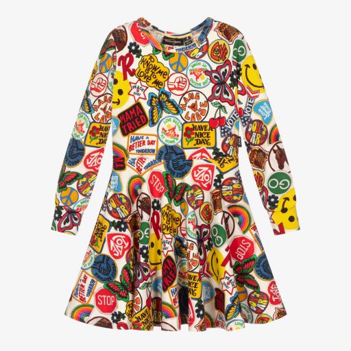 Rock Your Baby-Iron Ons Cotton Jersey Dress | Childrensalon Outlet