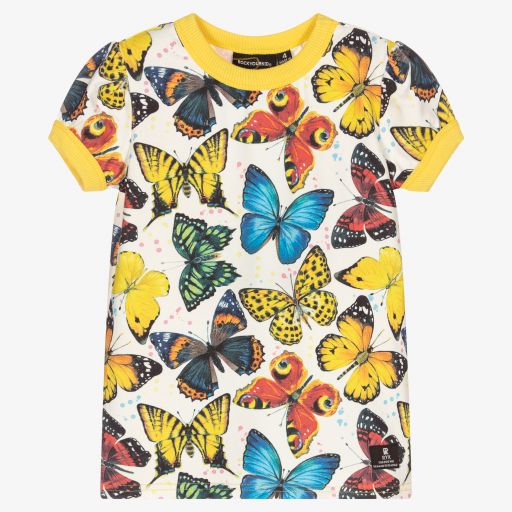 Rock Your Baby-Yellow Kaleidoscope T-Shirt | Childrensalon Outlet