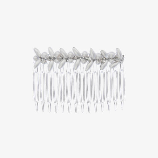 Romano-Girls Ivory Pearl Hair Slide Clip | Childrensalon Outlet