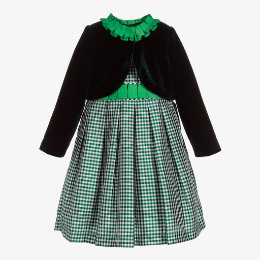 Romano Princess-Green 3 Piece Dress Set | Childrensalon Outlet