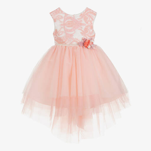 Romano Princess-Pink Tulle & Sequins Dress | Childrensalon Outlet